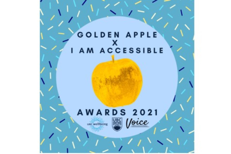2021 Golden Apple Award and I Am Accessible Award