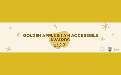 Golden Apple and I am Accessible Award Winners 2022